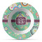 Colored Circles Plastic Bowl - Microwave Safe - Composite Polymer (Personalized)