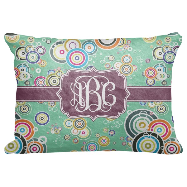 Custom Colored Circles Decorative Baby Pillowcase - 16"x12" (Personalized)
