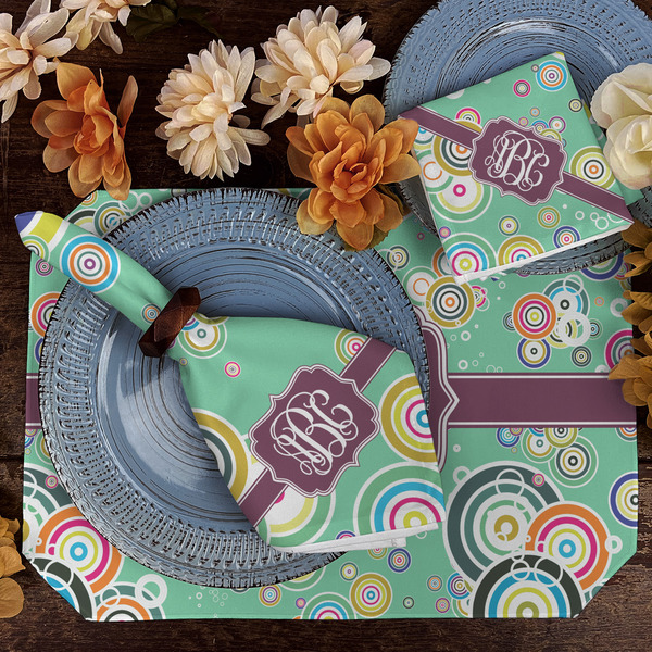 Colored Circles Dining Set