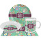 Colored Circles Dinner Set - 4 Pc (Personalized)