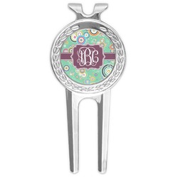 Colored Circles Golf Divot Tool & Ball Marker (Personalized)