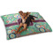 Colored Circles Dog Bed - Small w/ Monogram