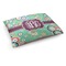 Colored Circles Dog Bed - Medium w/ Monogram