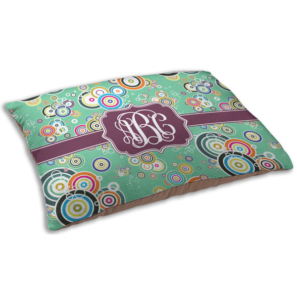 Colored Circles Dog Beds - SMALL