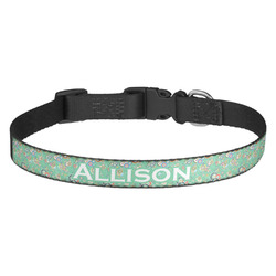 Colored Circles Dog Collar (Personalized)