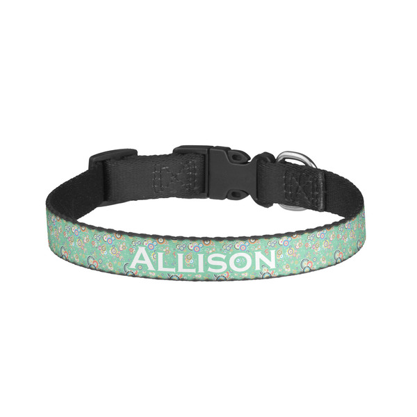 Custom Colored Circles Dog Collar - Small (Personalized)