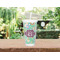 Colored Circles Double Wall Tumbler with Straw Lifestyle