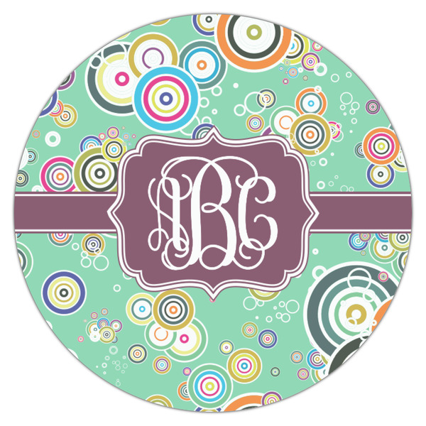 Colored Circles Drink Topper - Small - Single