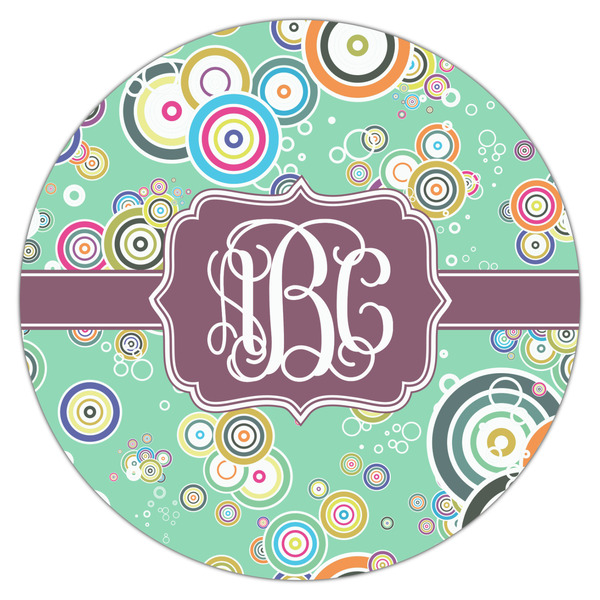 Colored Circles Drink Topper - XLarge - Single