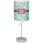 Colored Circles Lamp with Drum Shade (Personalized)