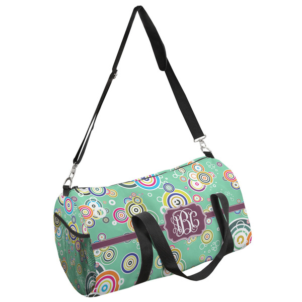 Custom Colored Circles Duffel Bag (Personalized)