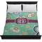 Colored Circles Duvet Cover - Queen - On Bed - No Prop
