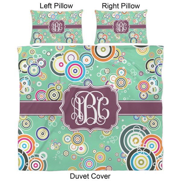 Colored Circles Duvet Cover Set - King - Approval