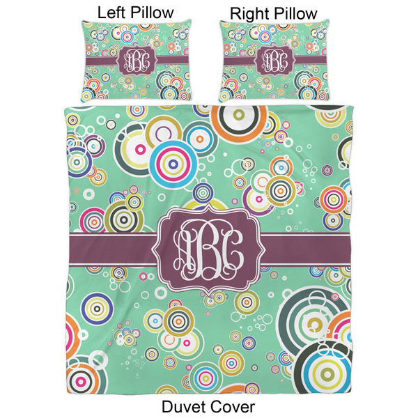 Colored Circles Duvet Cover Set - Queen - Approval