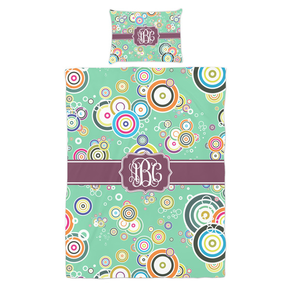 Colored Circles Duvet Cover Set - Twin - Alt Approval
