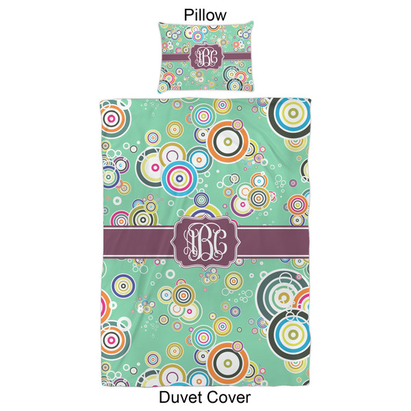 Colored Circles Duvet Cover Set - Twin XL - Approval