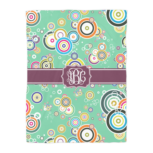 Colored Circles Duvet Cover - Twin - Front