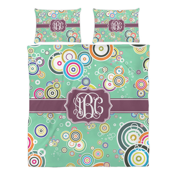 Colored Circles Duvet cover Set - Queen - Alt Approval