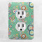 Colored Circles Electric Outlet Plate - LIFESTYLE