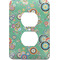 Colored Circles Electric Outlet Plate