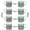 Colored Circles Espresso Cup - 6oz (Double Shot Set of 4) APPROVAL