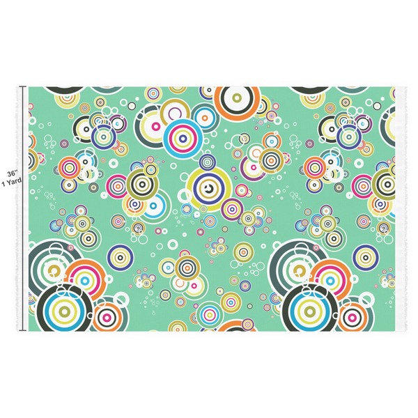 Colored Circles Fabric Full Yard