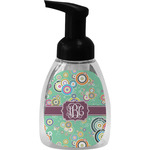 Colored Circles Foam Soap Bottle - Black (Personalized)
