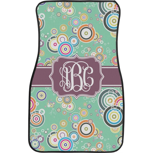 Colored Circles Front Seat Car Mat