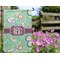 Colored Circles Garden Flag - Outside In Flowers