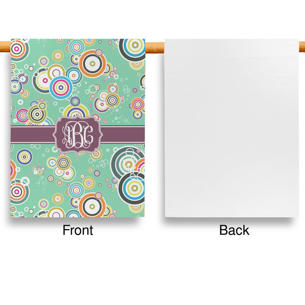 Colored Circles Garden Flags - Large - Single Sided - APPROVAL