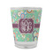 Colored Circles Glass Shot Glass - 1.5 oz - Single (Personalized)