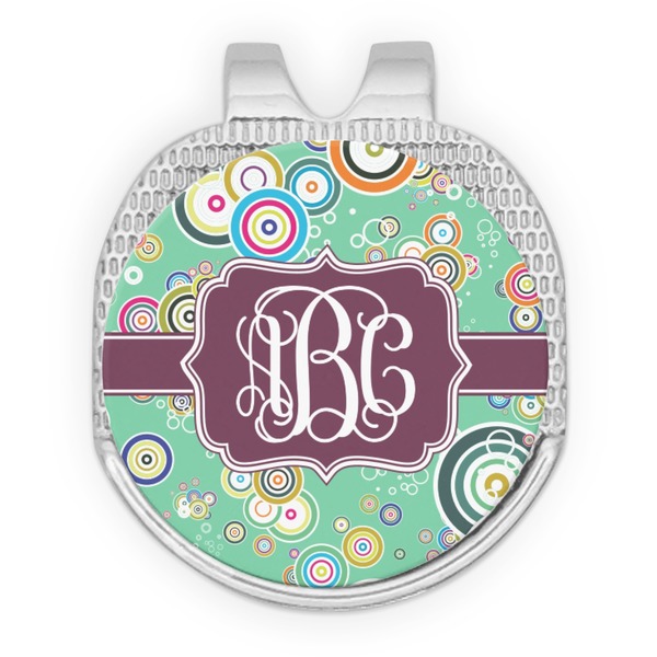 Colored Circles Golf Ball Hat Marker Hat Clip