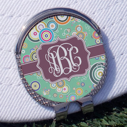 Colored Circles Golf Ball Marker - Hat Clip