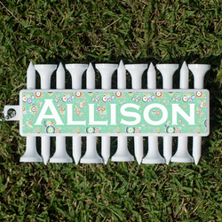 Colored Circles Golf Tees & Ball Markers Set (Personalized)