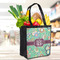Colored Circles Grocery Bag - LIFESTYLE