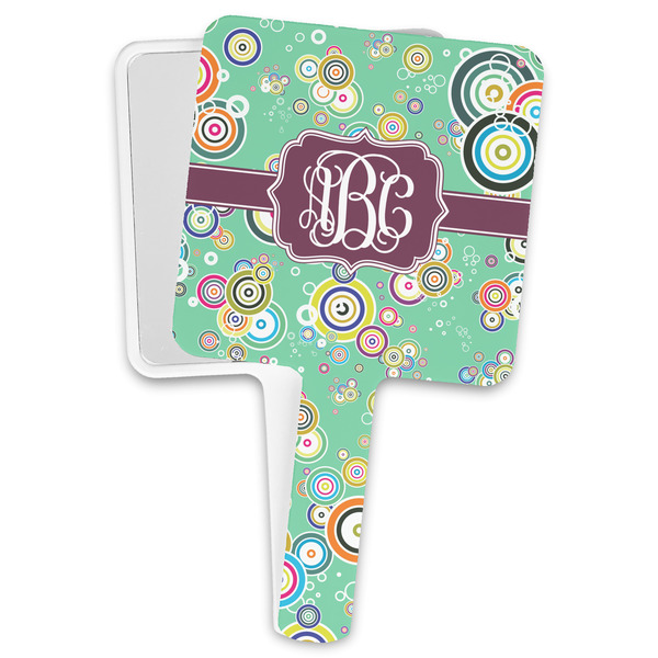 Custom Colored Circles Hand Mirror (Personalized)