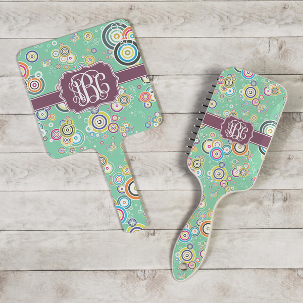 Colored Circles Hand Mirrors - In Context