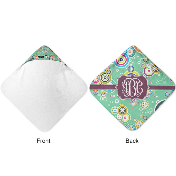 Colored Circles Hooded Baby Towel- Approval