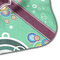 Colored Circles Hooded Baby Towel- Detail Corner