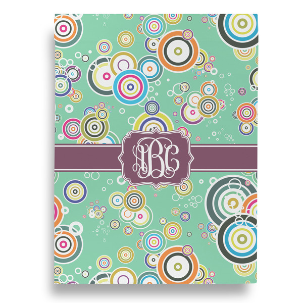 Colored Circles House Flags - Single Sided - FRONT