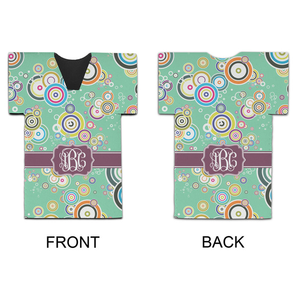 Colored Circles Jersey Bottle Cooler - APPROVAL