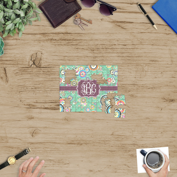 Colored Circles Jigsaw Puzzle 110 Piece - In Context