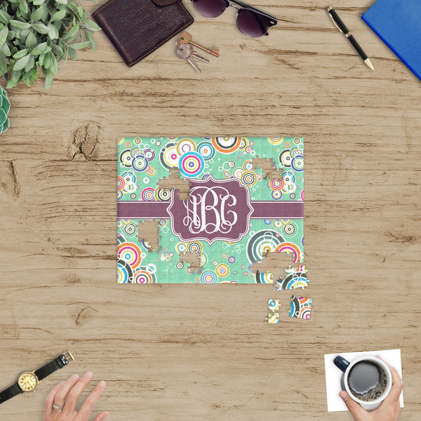 Colored Circles Jigsaw Puzzle 252 Piece - In Context