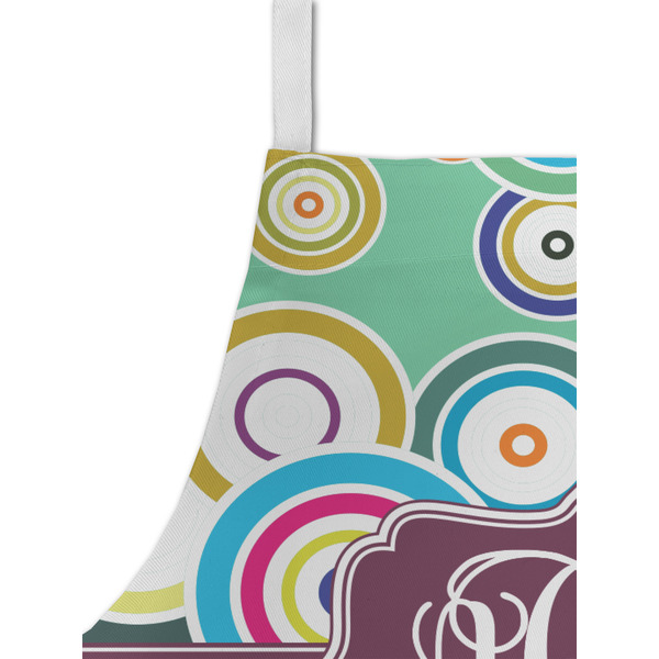Colored Circles Kid's Aprons - Detail