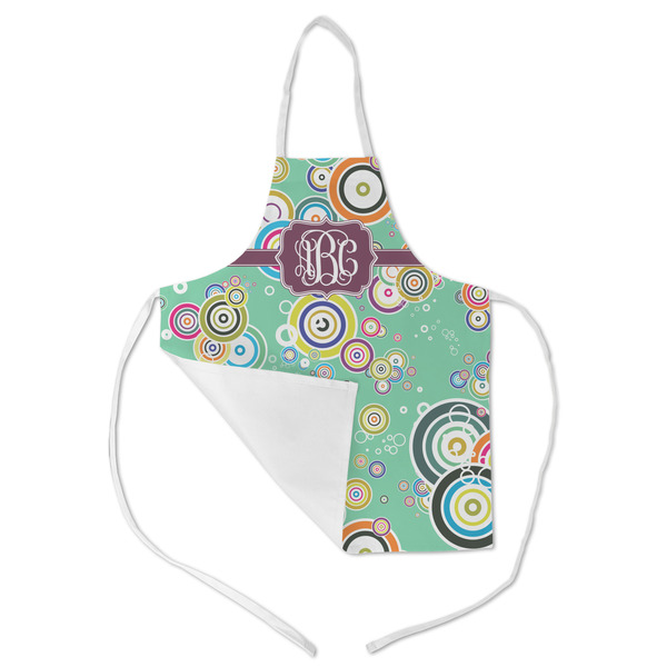 Colored Circles Kid's Aprons - Medium - Main (med/lrg)