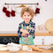 Colored Circles Kid's Aprons - Small - Lifestyle