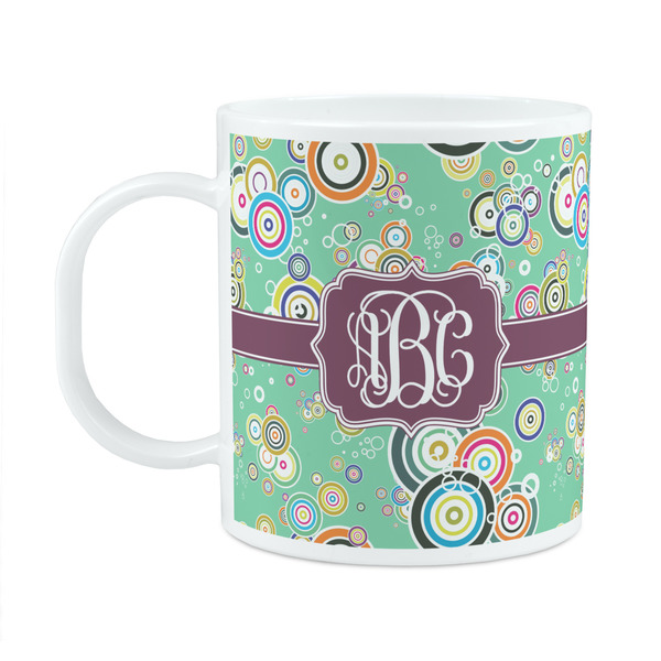 Custom Colored Circles Plastic Kids Mug (Personalized)