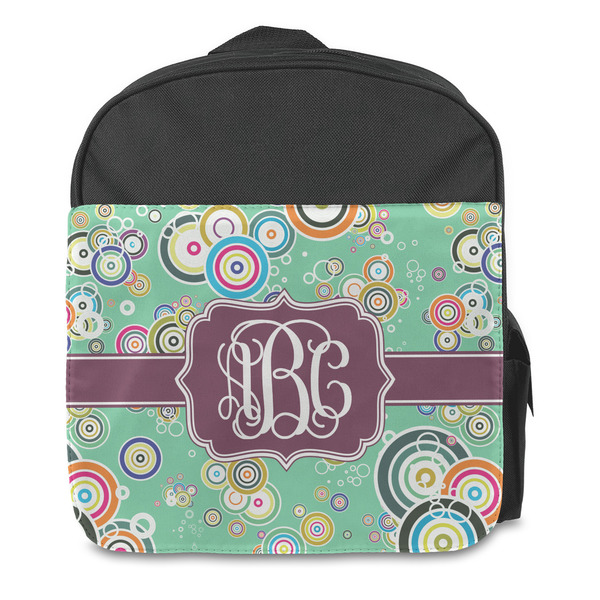 Colored Circles Kids Backpack - Front