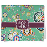 Colored Circles Kitchen Towel - Poly Cotton w/ Monograms