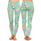 Colored Circles Ladies Leggings - Front and Back